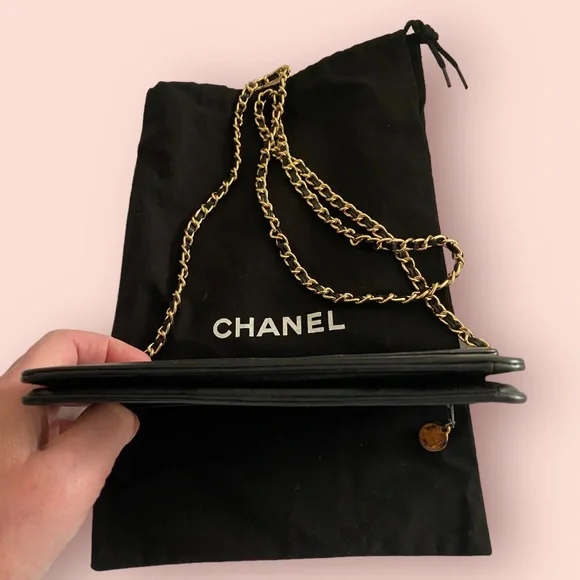 Authentic Black Leather Chanel - Picture 3 of 16